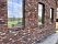 Минеральная плитка ручной формовки Real Brick цвет "Бордовый"