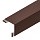 3-D Угол сайдинга 100х100 наруж. (Коричневый матовый (RAL8017))