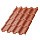 Металлочерепица МЕТАЛЛ ПРОФИЛЬ Монтерроса-ML (PURETAN-20-RR750-0.5)