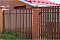 Штакетник П-образный А 0,45 PE RR 32 темно-коричневый