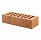Облицовочный кирпич Железногорский одинарный 1НФ Коричневый крафт скала