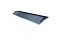 Планка стартово-финишная (Блок-хаус, Экобрус) 0,5 Satin с пленкой RAL 7024 мокрый асфальт