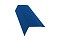 Планка карнизная 100х65 0,5 Satin с пленкой RAL 5005 сигнальный синий