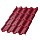 Металлочерепица МЕТАЛЛ ПРОФИЛЬ Монтерроса-M (PURMAN-20-3005-0.5)