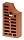 Облицовочный кирпич Голицынский фасонный ФЛ-11 Корица гладкий 1НФ
