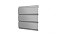 Софит металлический центральная перфорация 0,5 Satin с пленкой RAL 9003 сигнальный белый